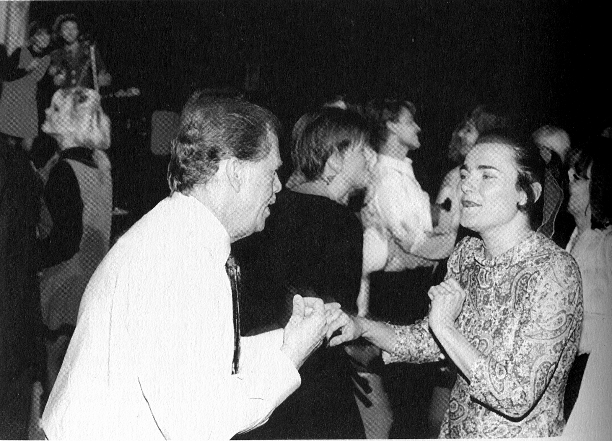 Václav Havel v Divadle Archa — oslava 60. narozenin / 1996